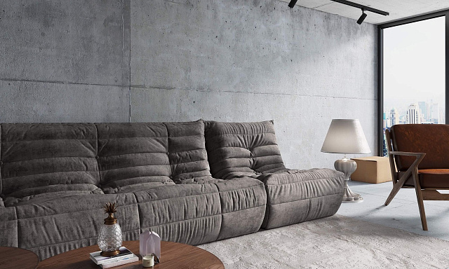 Диваны Gliver в интерьере лофт 